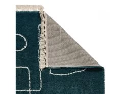 Tapis Shaggy ELEA Motif Graphique -Velvet Magasin tapis shaggy elea motif graphique 3