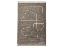 Tapis Shaggy ELEA Motif Graphique -Velvet Magasin tapis shaggy elea motif graphique 8