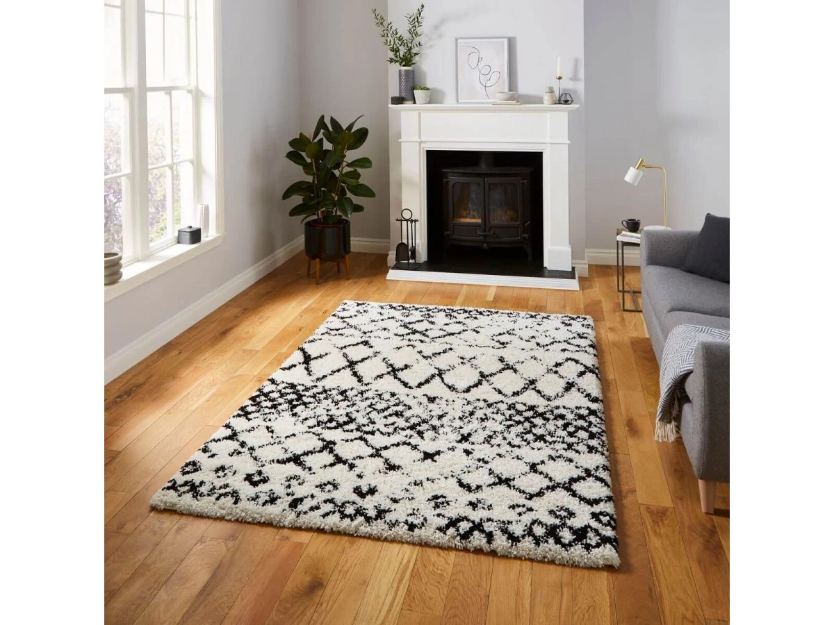 Tapis Shaggy IDIR Motif Berbère 2 Tapis Shaggy IDIR Motif Berbère