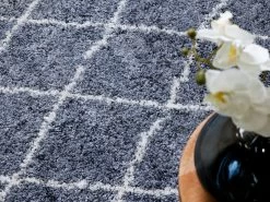 Tapis Shaggy LIVKA Motif Berbère -Velvet Magasin tapis shaggy livka motif berbere 3