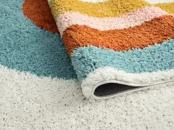 Tapis Shaggy NELIA Motif Abstrait 8 Tapis Shaggy NELIA Motif Abstrait -Velvet Magasin tapis shaggy nelia motif abstrait 2