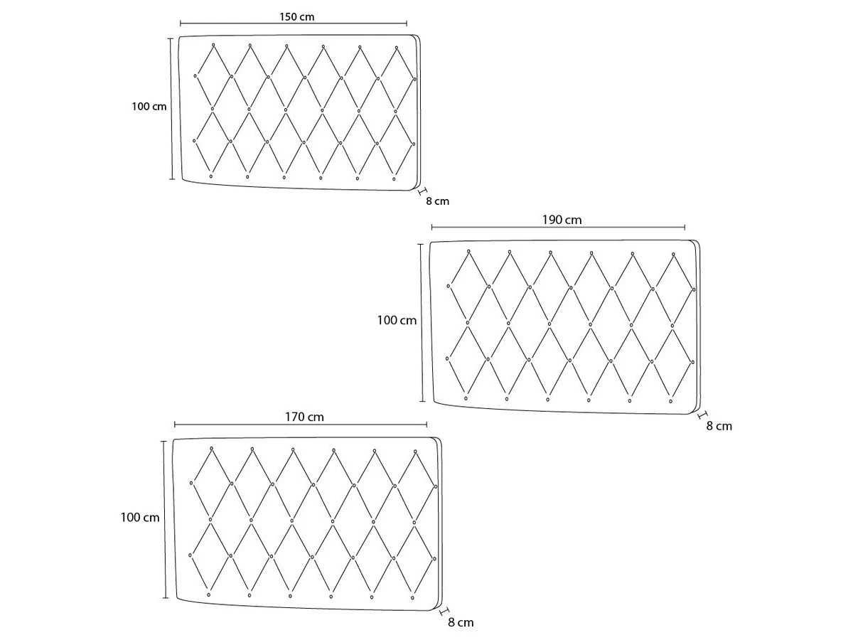 Tête De Lit COLETTE Tissu Texturé Avec Lin 5 Tête De Lit COLETTE Tissu Texturé Avec Lin – Image 3